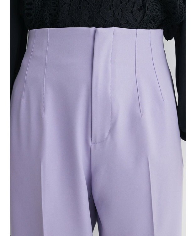 Green Parks アンクル丈／選べる美脚みえパンツ Lavender