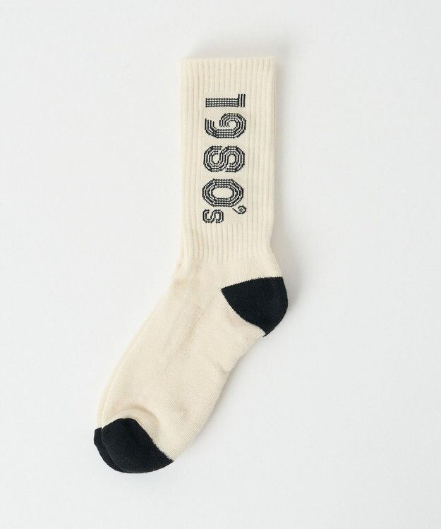 WEGO 配色デザインソックス（R） オフホワイト
