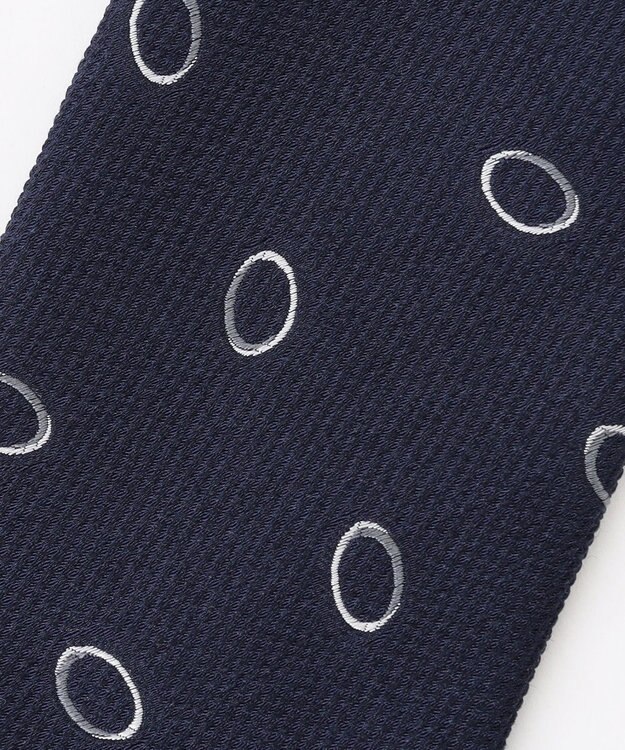 JOSEPH ABBOUD 【イタリア生地・日本製】メランジシャンブレーネクタイ ネイビー系3