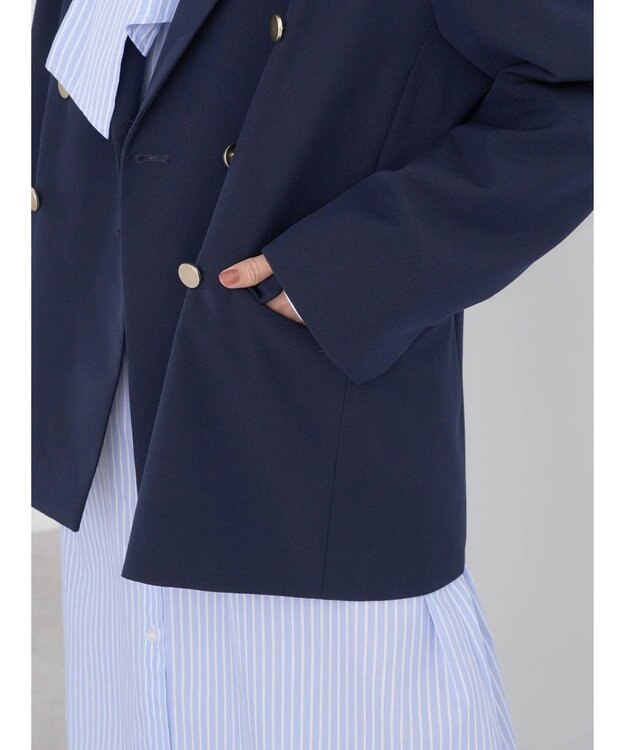 earth music&ecology テーラードジャケット Navy