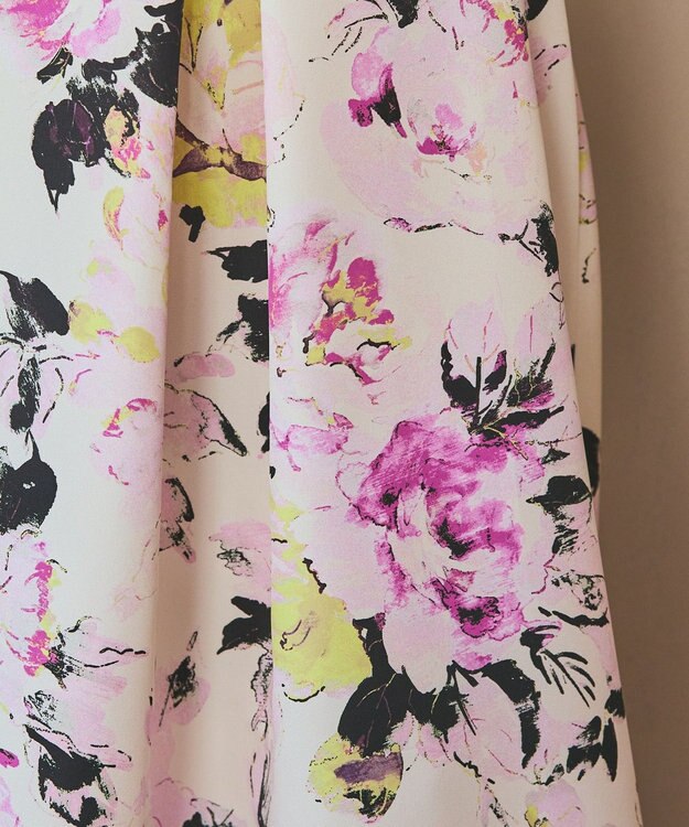 GRACE CONTINENTAL ボタニカルセパレートドレス ピンク