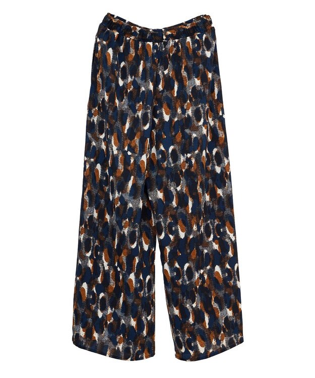 Green Parks 柄イージーパンツⅣ（ワイド） Brown