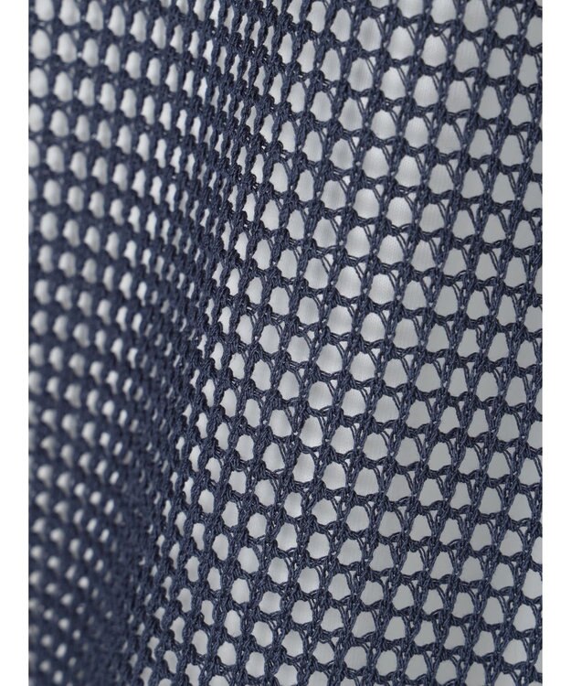 Green Parks ＳＥＴ２点ロンＴ＋メッシュニットプルオーバー Blue