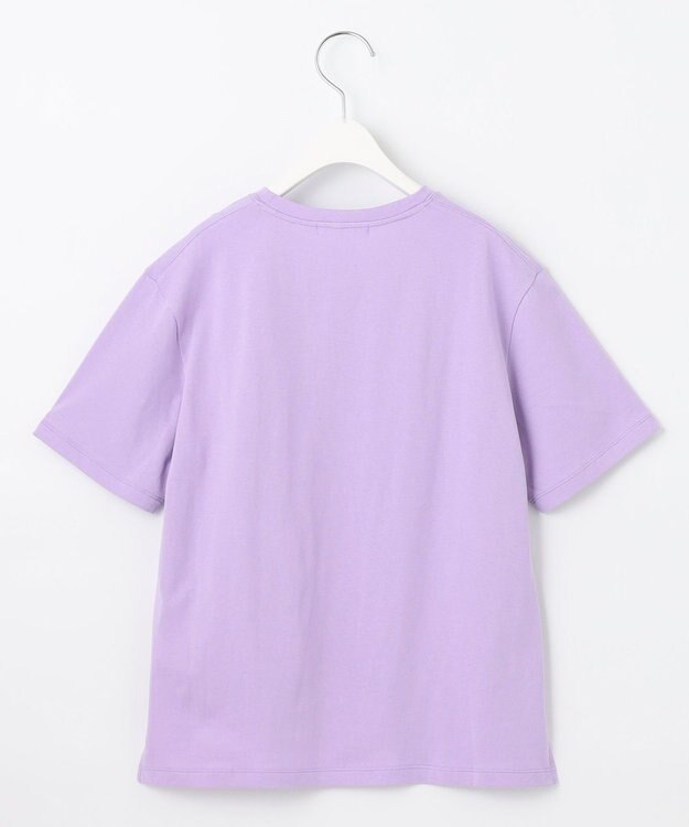 23区 【SLOW/洗える】ロゴ Tシャツ ライラック系