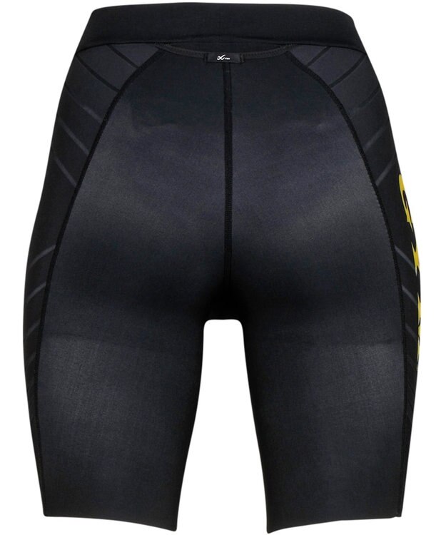 CW-X 【WOMEN】 CW-X 【GOLD'S GYMコラボ】 レディーススポーツタイツ CW-X史上最高の安定感(腰回り) 腹圧サポート ひざ上丈 トレーニング マラソン レディース HPY546 /ワコール ブラック