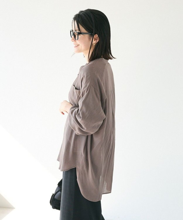 CRAFT STANDARD BOUTIQUE ヴィンテージボイルスキッパー長袖シャツ Mocha