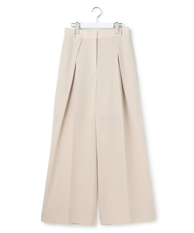 ICB L 【先行予約】ドライクールトロ クロスタックワイドパンツ サンドベージュ