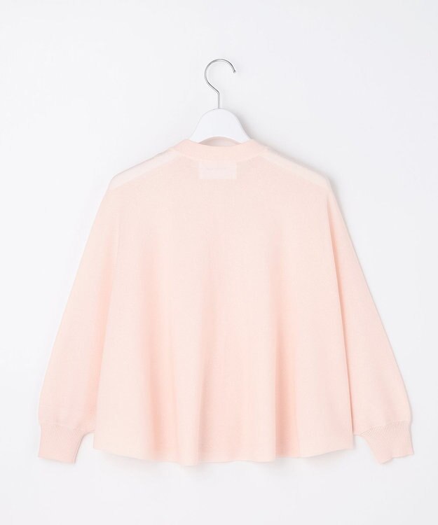 自由区 【カトリエムブーケ】Poncho en tissu sy  nthetique  ポンチョプルオーバー ライトピンク