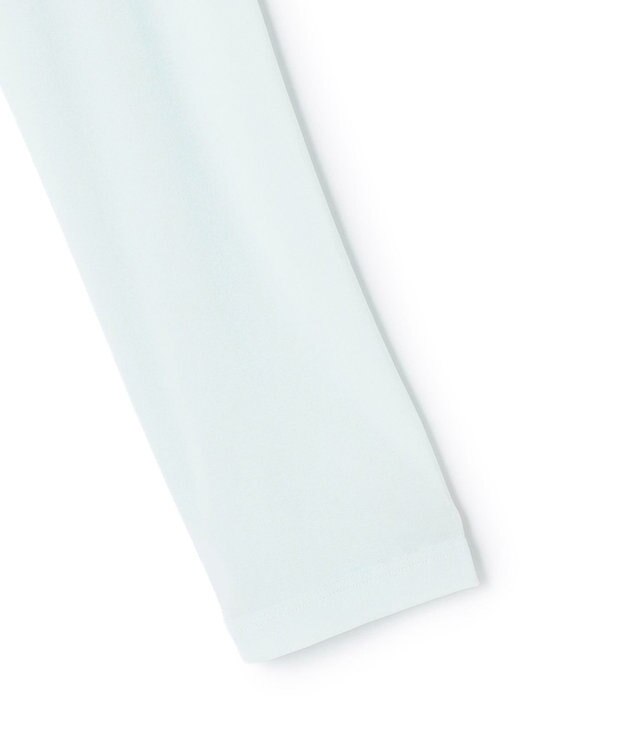 ICB 【洗える】 パウダリーチュール ハイネックトップス クリアサックス系