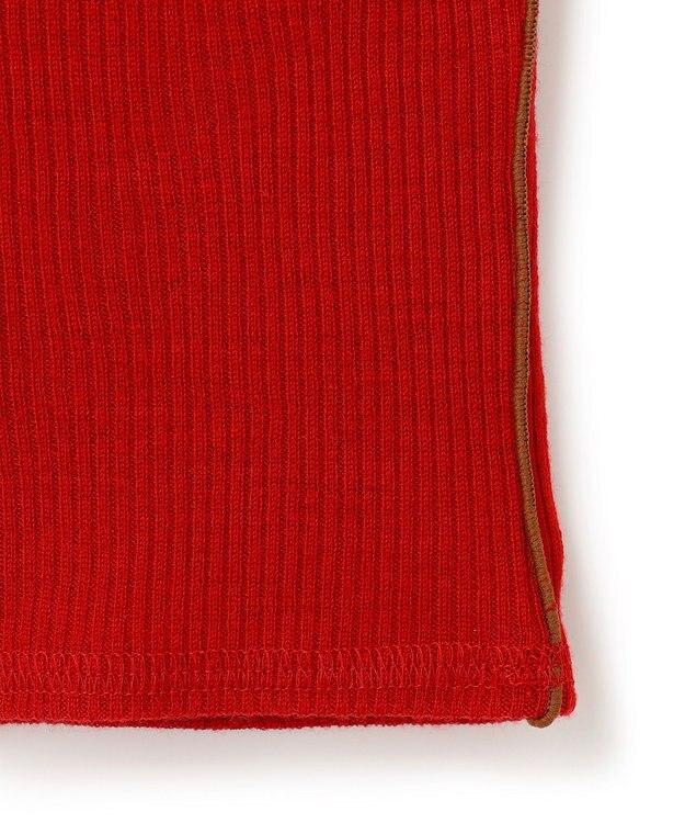 BEIGE， FORD / ハイネックトップス Red×D.Camel