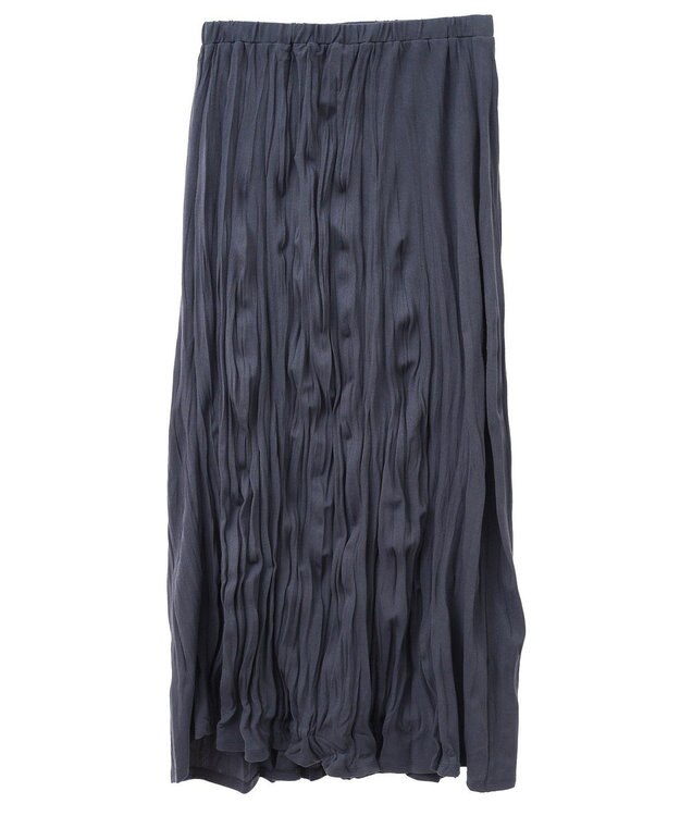 CRAFT STANDARD BOUTIQUE ワッシャープリーツスカート Charcoal Gray