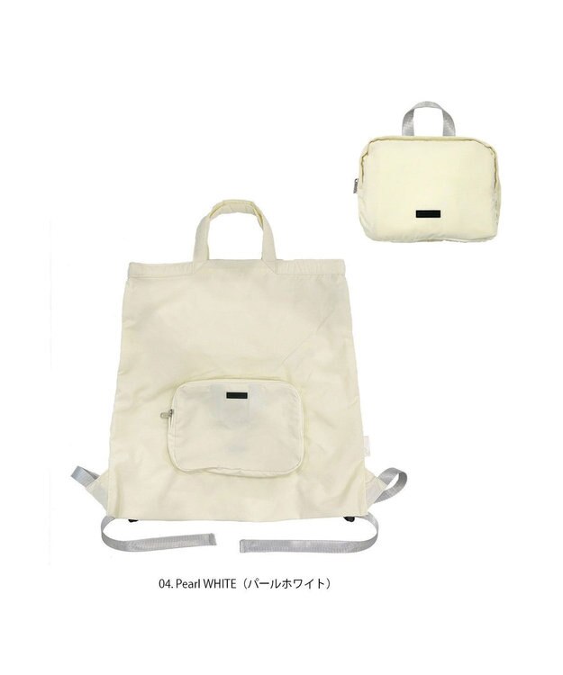 ROOTOTE 1065【パッカブル】LT.セオルー.メッケル.ルミエ-A 04：パールホワイト