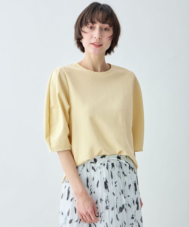 ANY ダンボールコクーンスリーブプルオーバー イエロー