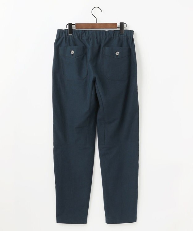 JOSEPH ABBOUD MOUNTAIN 【JAPANファブリック/ストレッチ】ストレッチライトモールスキンベイカー パンツ ネイビー系