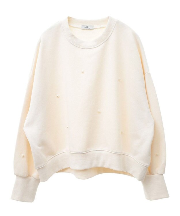 earth music&ecology パールプルオーバー Ivory