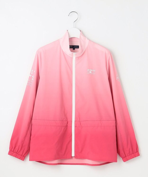 23区GOLF 【WOMEN】【ストレッチ/撥水】グラデーション ブルゾン ピンク系