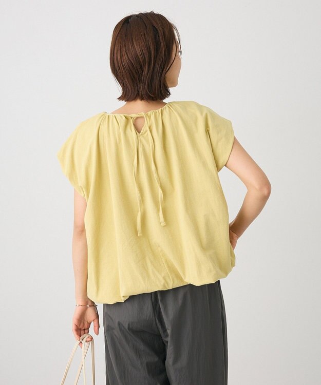 CRAFT STANDARD BOUTIQUE カットクレープ裾バルーンプルオーバー Yellow