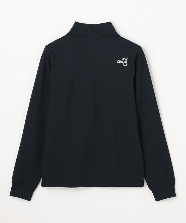 PW CIRCULUS 【WOMEN】ベーシックロングスリーブモックネック ゴルフウェア レディース ブラック系