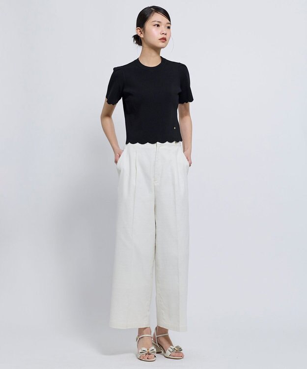 TOCCA LITTLE RIPPLES ニットトップス ブラック系