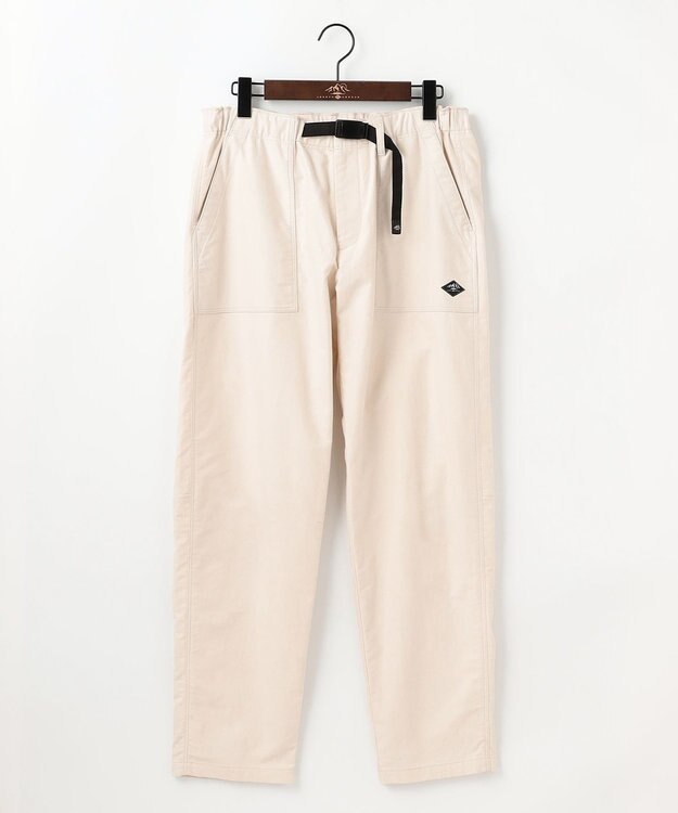 JOSEPH ABBOUD MOUNTAIN 【JAPANファブリック/ストレッチ】ストレッチライトモールスキンベイカー パンツ アイボリー系