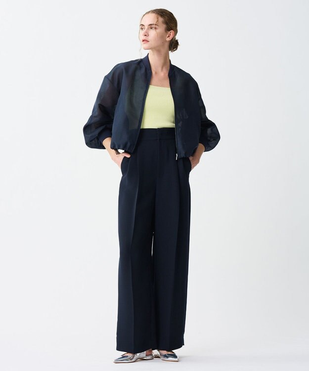 uncrave リネンニット スクエアタンクトップ イエロー