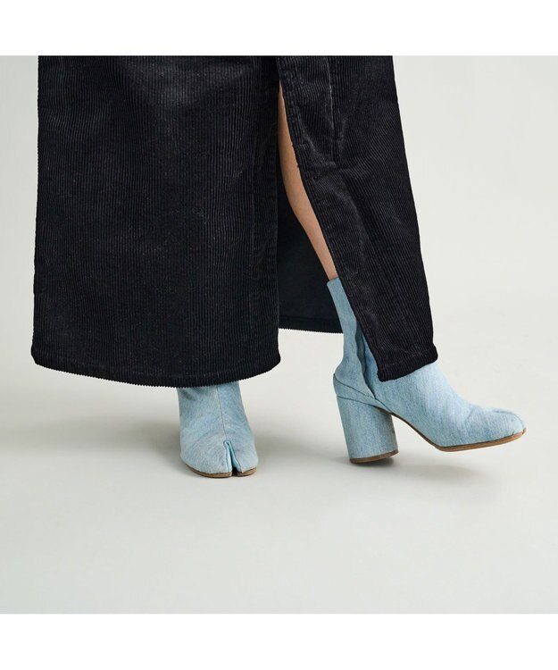 woadblue 【157】DECK OVERALL SKIRT デッキオーバーオールスカート BLACK