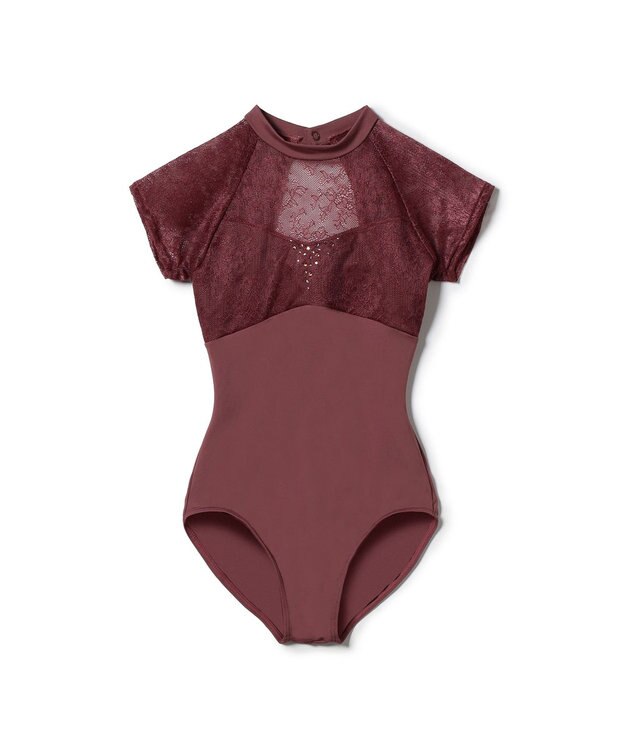 Chacott ハイネックレオタード アンティックローズ