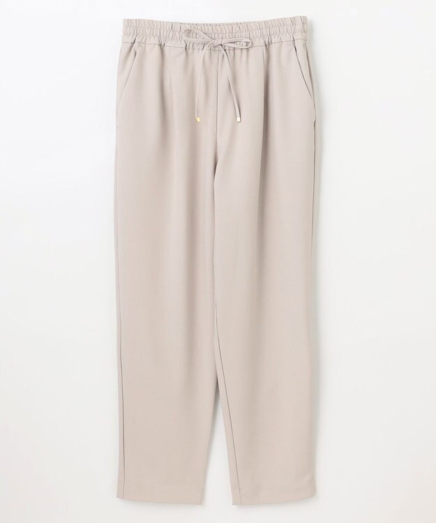 ANY 【ウエストゴム】イージーケアライトストレッチテーパードパンツ ベージュ