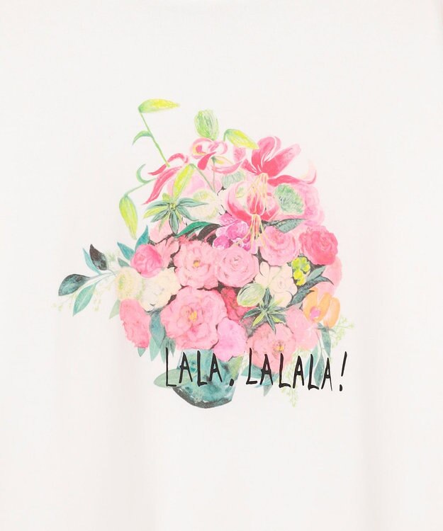 組曲 L 【先行予約・Flower Collection】プリントTシャツ ホワイト系