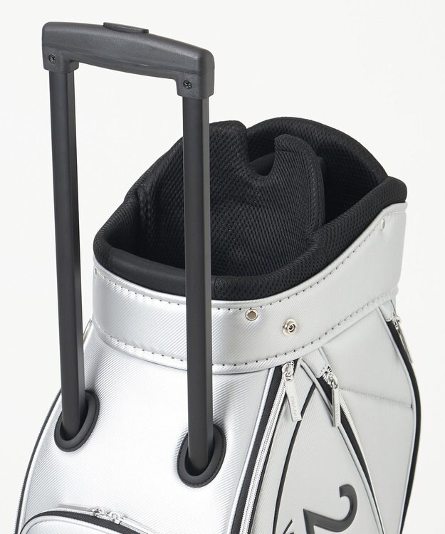 23区GOLF 【UNISEX】セルフスタンドバッグ内蔵キャディバッグ シルバー系
