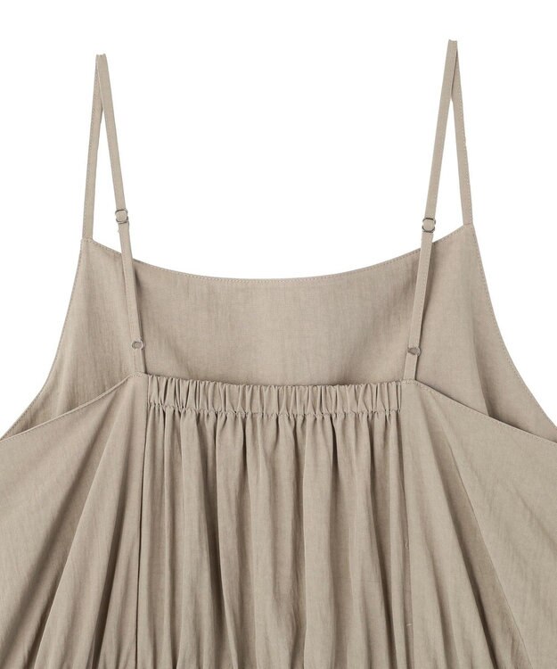 YECCA VECCA 【UVカット/遮熱/接触冷感】COOLカーゴキャミワンピース Charcoal Gray