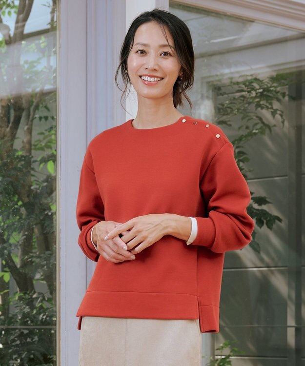 J.PRESS LADIES ダンボールジャージー プルオーバー