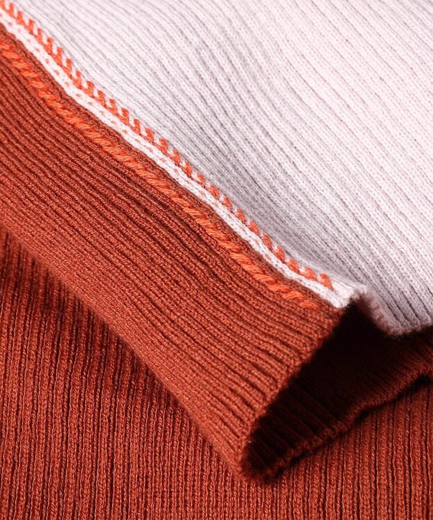 Paul Smith カラーブロックトリム カーディガン ライトピンク