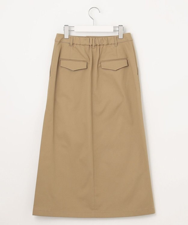 J.PRESS LADIES S 20チノストレッチ スカート ベージュ系