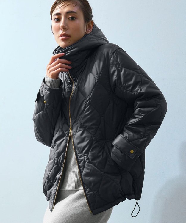 撥水加工】中綿パディング フード アウター / 23区