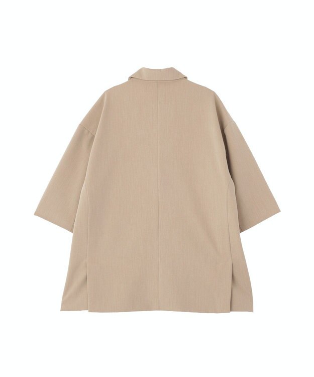 CRAFT STANDARD BOUTIQUE 半袖ダブルテーラードセットアップ Beige