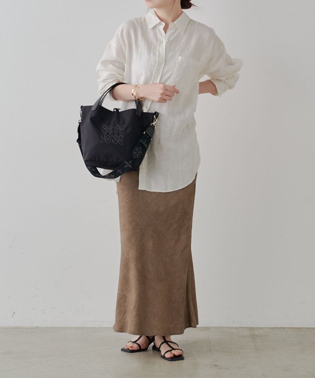 russet コーデュラナイロン2WAYタウントートバッグ(CE-1673-WEB) Black