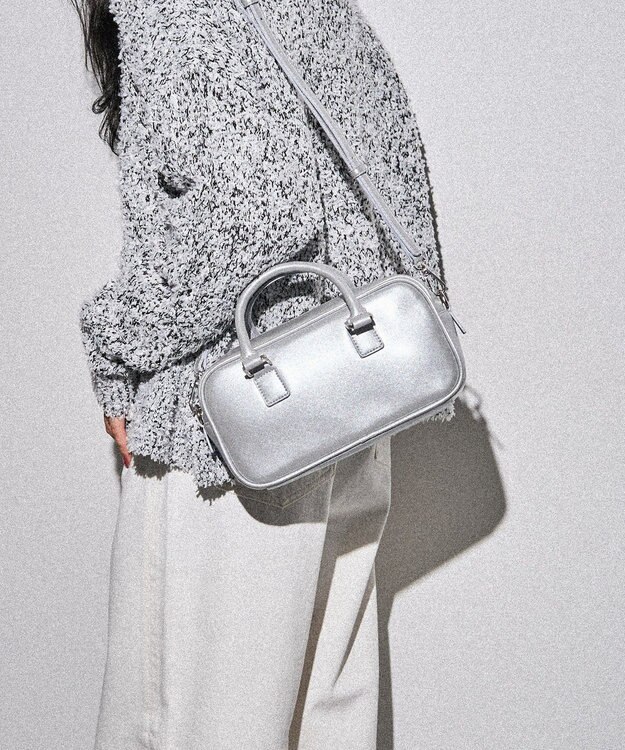 AMERICAN HOLIC スクエアショルダーバック Silver