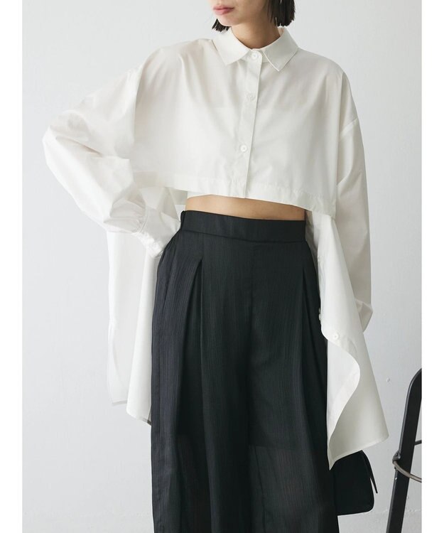 Green Parks AnriettMusee ２ＷＡＹオーバーサイズシャツ Off White