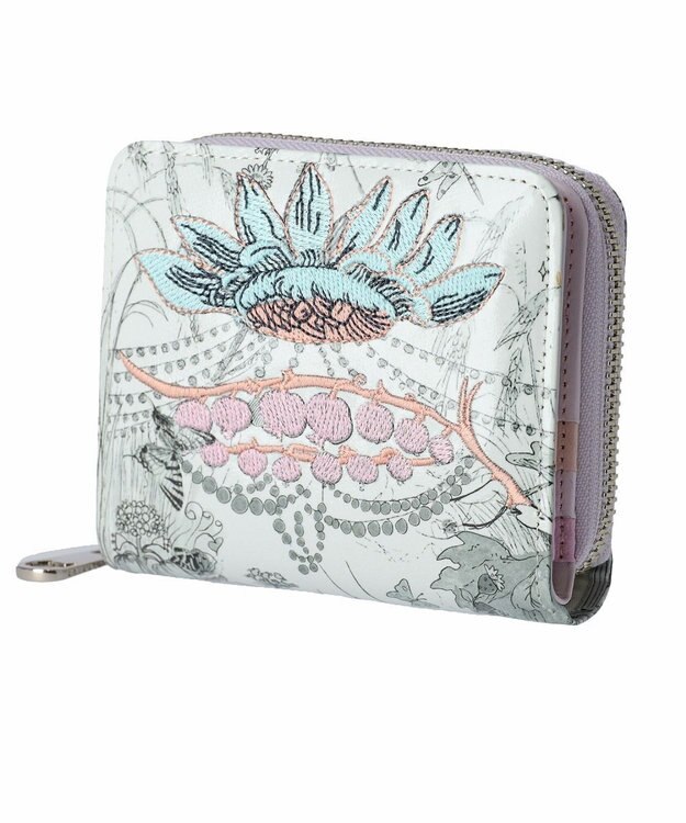 tsumori chisato CARRY Together ラウンドファスナー2つ折り財布 ブラック