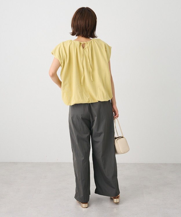 CRAFT STANDARD BOUTIQUE カットクレープ裾バルーンプルオーバー Yellow