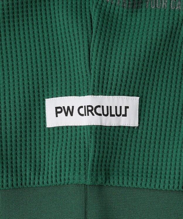 PW CIRCULUS 【WOMEN】ワッフルハーフジップポロ 2026年モデル ゴルフウェア レディース グリーン系