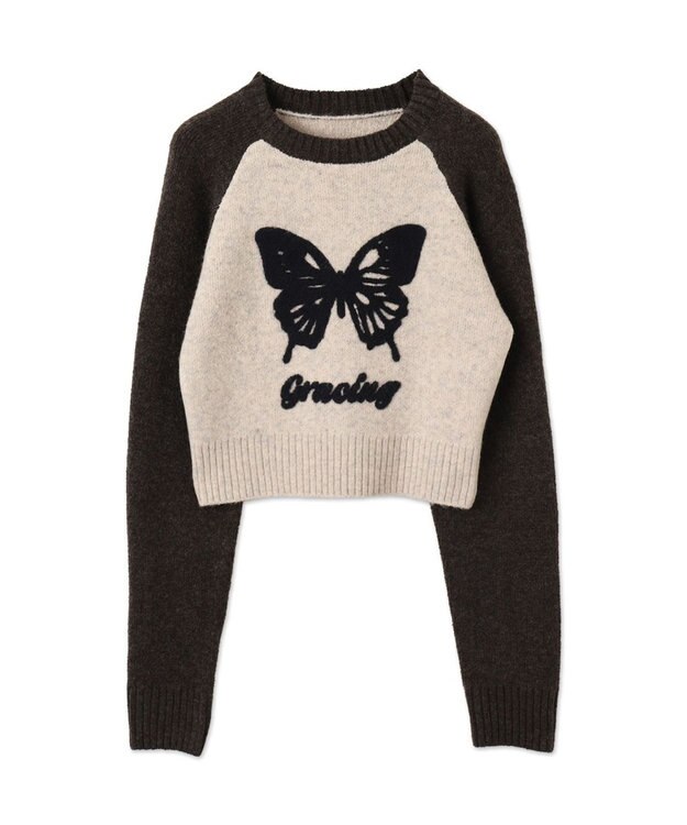 WEGO フラッフィーラグランちびニット 柄1