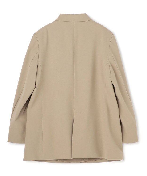 UNFILO ウールライク ダブルブレスト ジャケット ベージュ