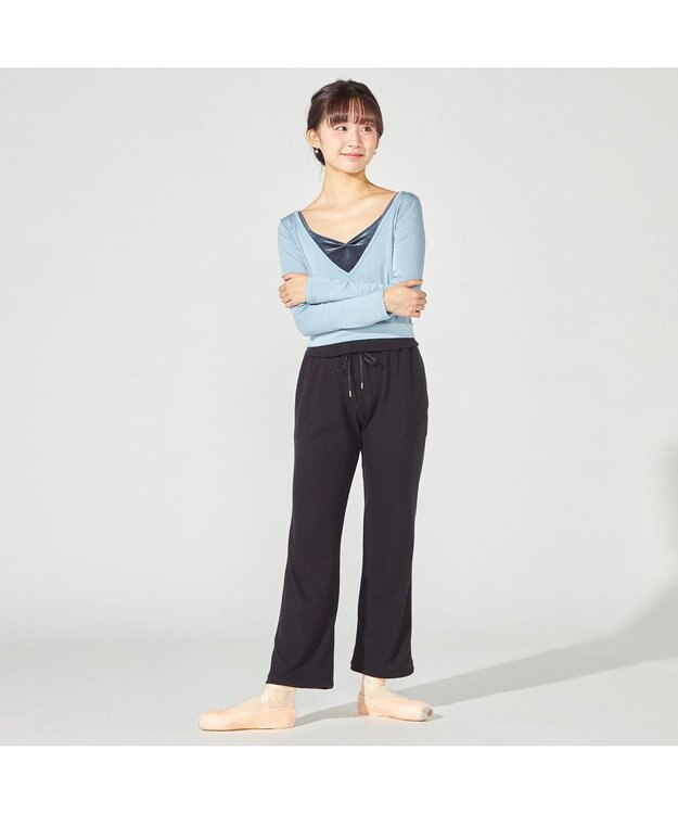 Chacott ロングパンツ ブラック