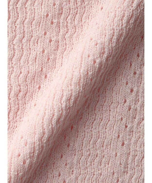 earth music&ecology フリルニットポロ Pink