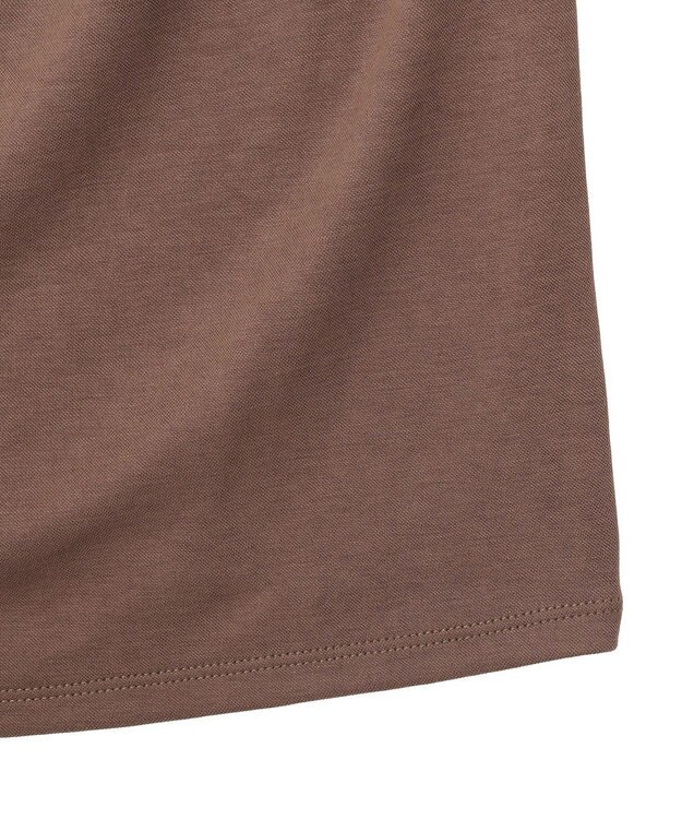 YECCA VECCA 【接触冷感】ドレープカットトップス Brown