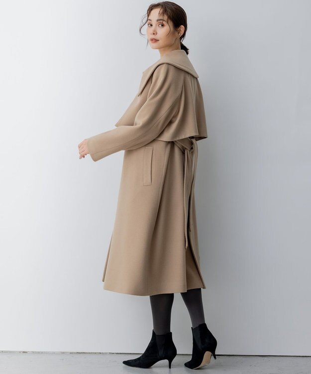 組曲 L 【WEB一部店舗限定】ライトビーバー トレンチライクコート ベージュ系