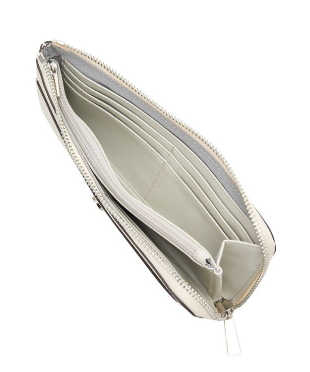 Green Parks ・Ｌｅｇａｔｏ　Ｌａｒｇｏ　うすいサイフ長財布 Ivory