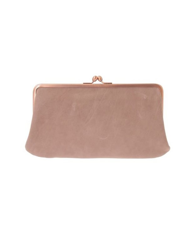 genten アンティーコ×LIBERTY 口金長財布 サンドピンク